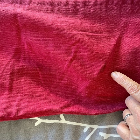 Ralph Lauren Women's Vibrant Red Cropped Jeans - Picture 8 of 8